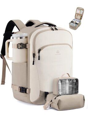 LOVEVOOK 40L Travel Backpack for Women, Airline Approved Carry On Backpack